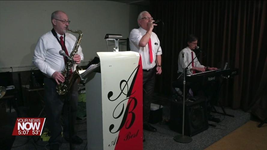 Area seniors celebrate an early Valentine's Day with the Big Band Sweetheart Dance