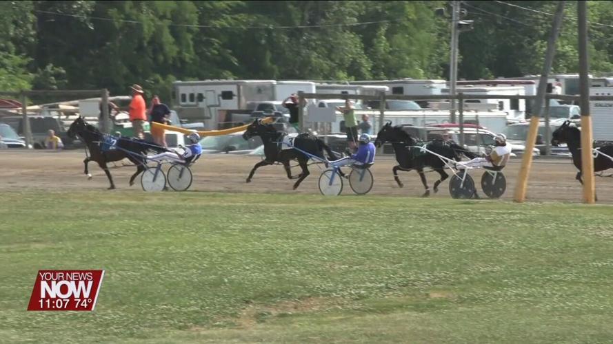 Putnam County Fair-goers enjoy harness racing at grandstands
