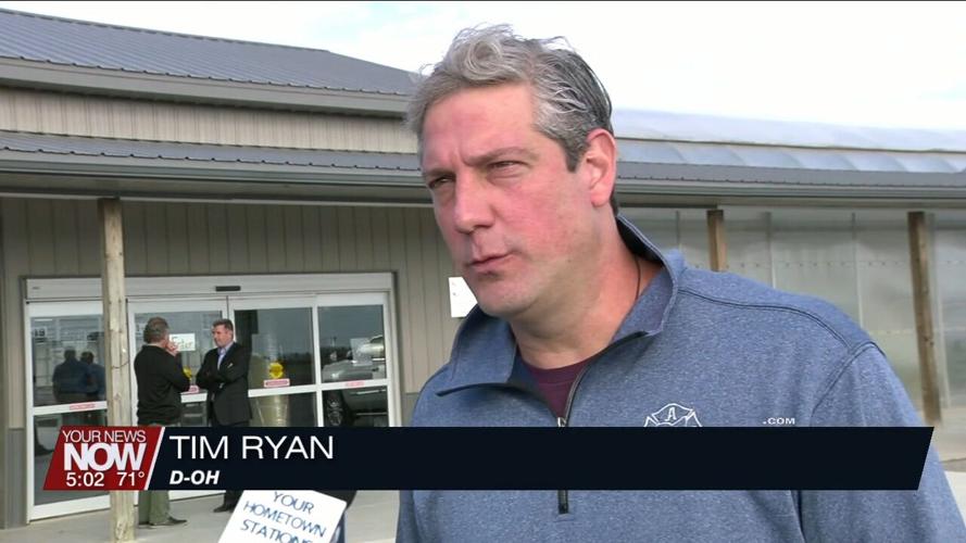 Congressman Tim Ryan tours natural rubber facility