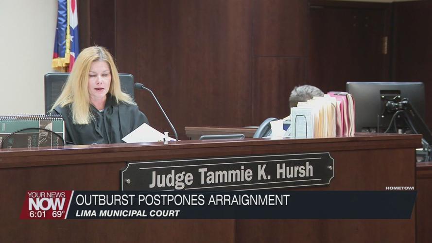 Arraignment postponed following suspect's outburst as Lima Municipal Court gets back to business