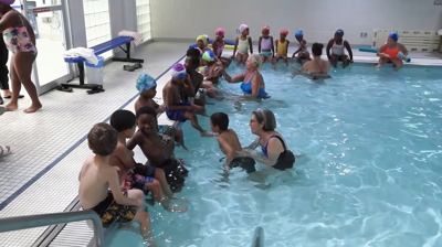 Heir Force Community School partners with YMCA for student swim lessons