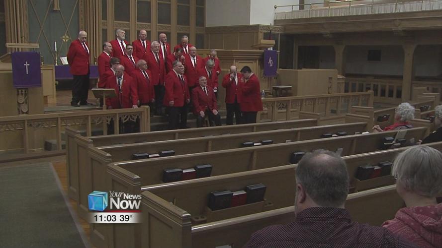 The Lima Beane Chorus takes the stage at Trinity United Methodist Church