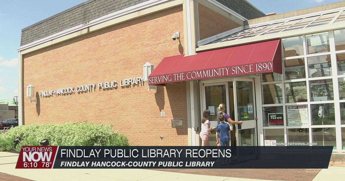 Findlay Public Library reopens with safety modifications | News ...