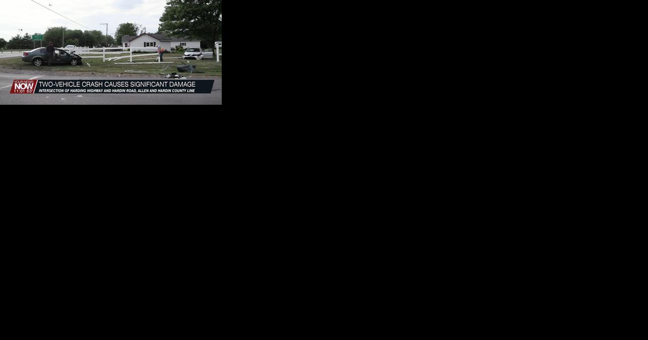 Significant Damage with Two-Vehicle Crash Along Allen & Hardin County Line - Vimarsana News