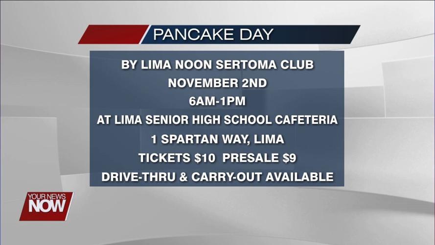 Lima Noon Sertoma Club to hold 68th annual Pancake Day fundraiser on Nov. 2nd