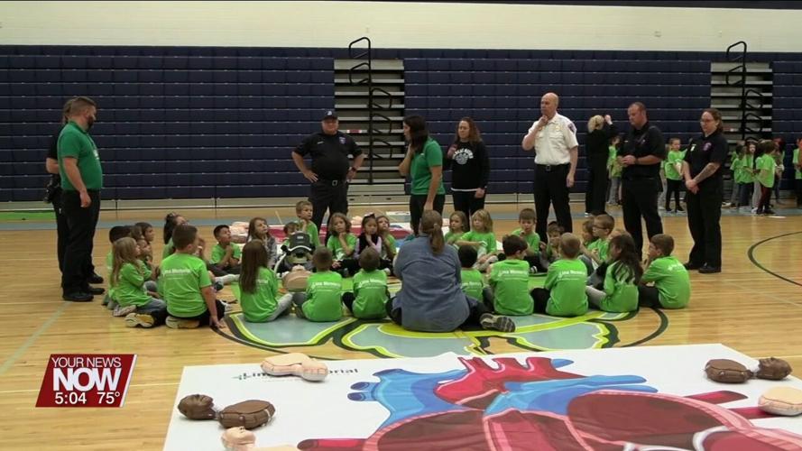 Lima Memorial and Bath Township Fire Department team up for heart health event at Bath Elementary