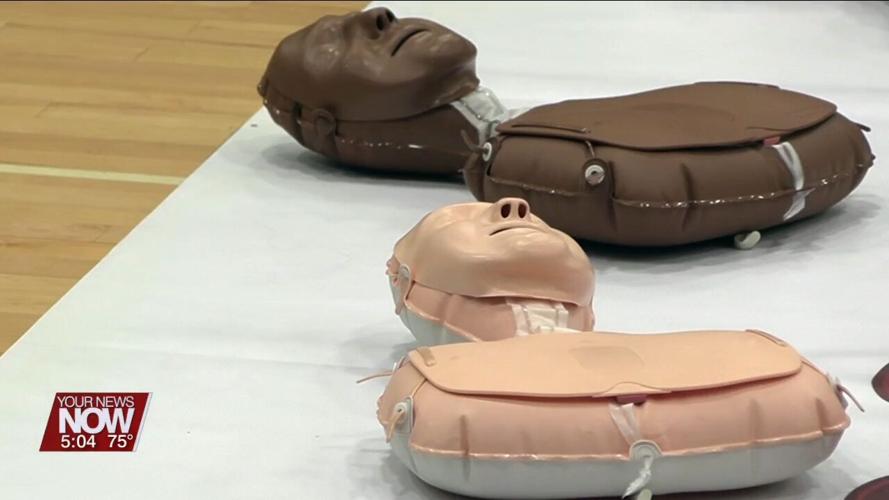 Lima Memorial and Bath Township Fire Department team up for heart health event at Bath Elementary