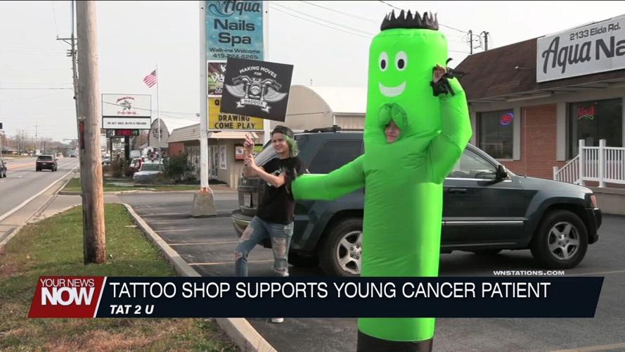 Local tattoo shop holds benefit for 2-year-old battling cancer