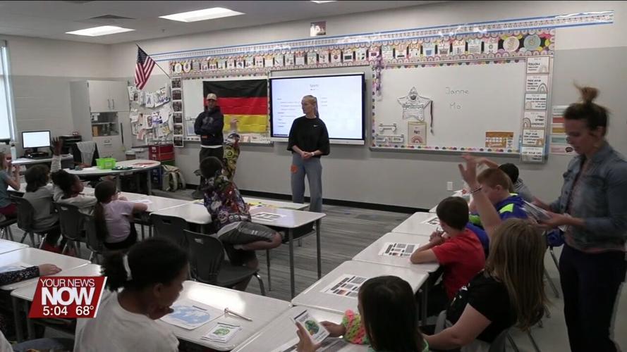 Elida students close out the school year with an International Fair featuring UNOH students