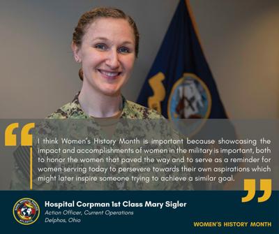 Hospital Corpsman 1st Class Mary Sigler