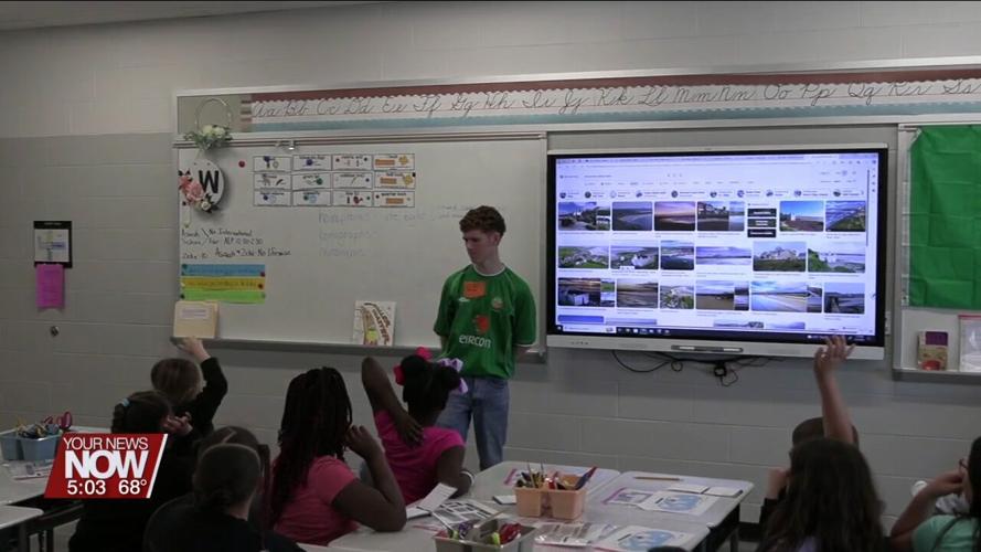 Elida students close out the school year with an International Fair featuring UNOH students