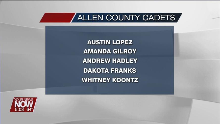 Five officers are sworn in as the first class of the new cadet program