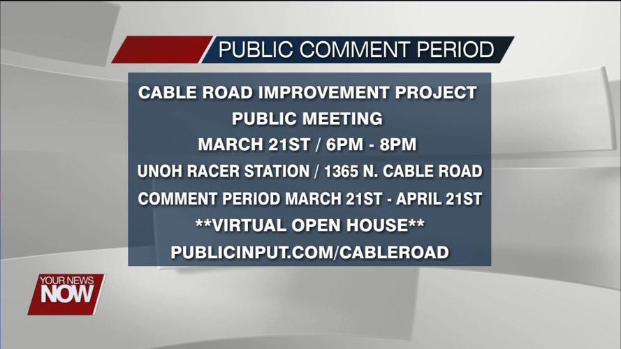 City of Lima seeks public input on proposed Cable Road safety improvements