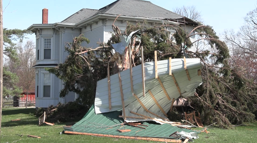Dupont recovering after EF-1 tornado rips through the village
