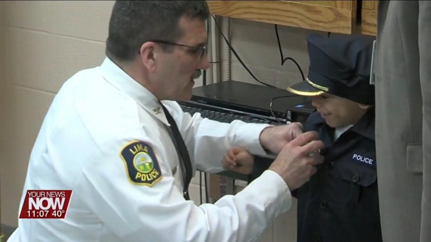 Young Honorary Lima Police Officer remembered with Balloon Release