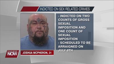 A Lima man is charged with having a sexual contact with two minors