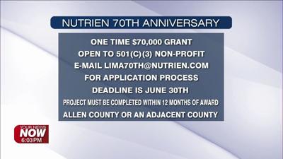 Nutrien Lima Nitrogen celebrates 70 Years with $70,000 grant for local non-profit
