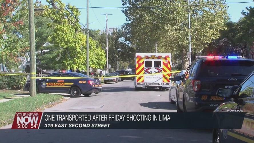 One transported after Friday shooting on E. 2nd Street in Lima