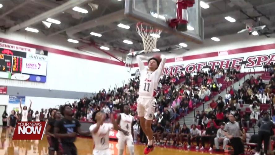 Lima Senior basketball team gets some hang time with elementary students