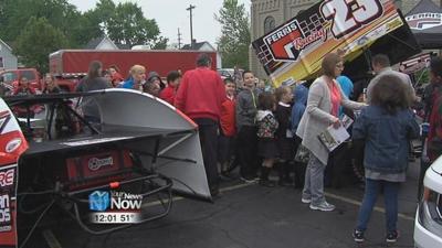 Race cars and math at St. Rose Catholic School
