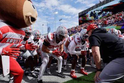 Brutus and Buckeye Football Team