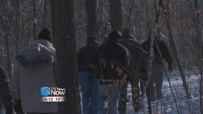 New Year hikers brave the cold