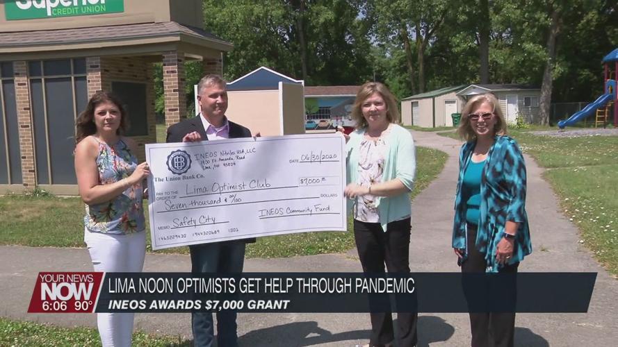 INEOS awards grant to Lima Noon Optimist Club to ease struggle through the pandemic