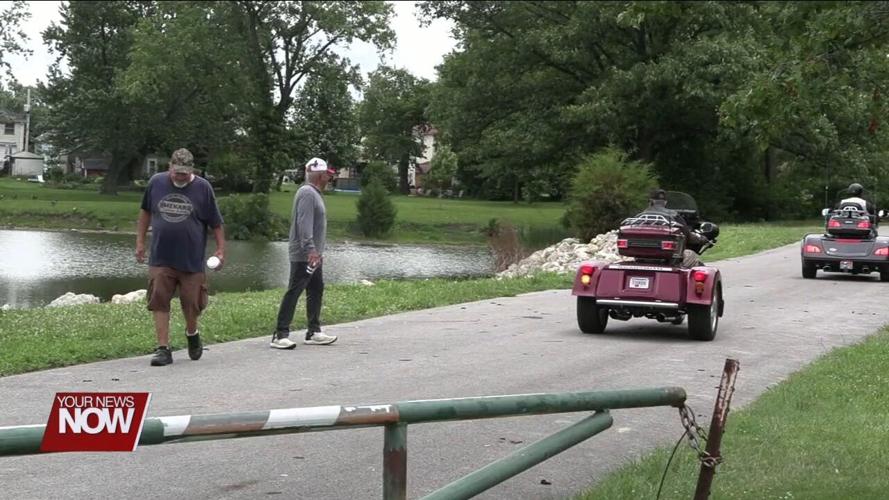 Local biker not deterred by limb loss rides a custom accessible motorcycle to 89th birthday party