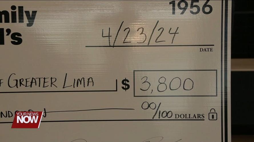 Lewis Family McDonald's donates $3,800 to United Way of Greater Lima through cookie fundraiser