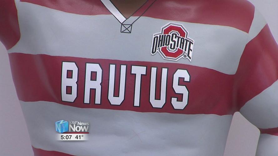OSU Lima unveils new Brutus Buckeye statue on campus