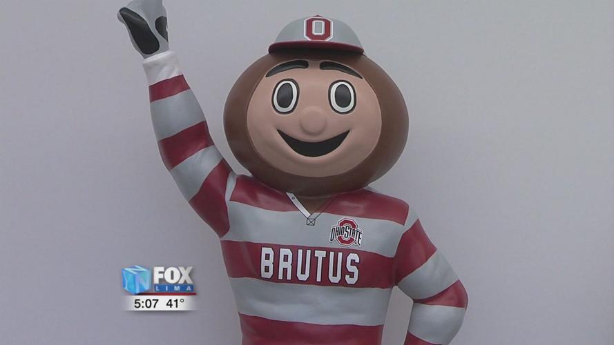 OSU Lima unveils new Brutus Buckeye statue on campus