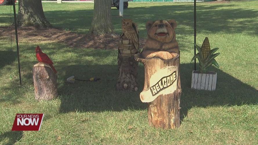 Funding 4-H scholarships with the Bear Hollow Wood Carvings at the fair
