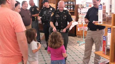Hancock County residents share ice cream and smiles with law enforcement
