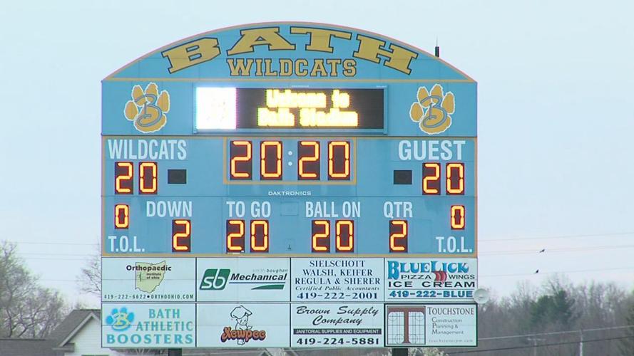 Bath High School lights up stadium for the class of 2020