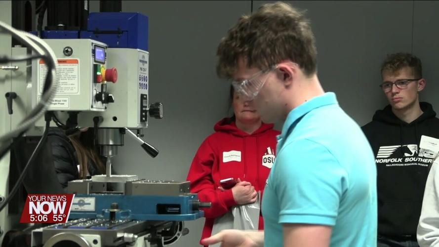 High school students with an interest in engineering discover what's available at OSU Lima