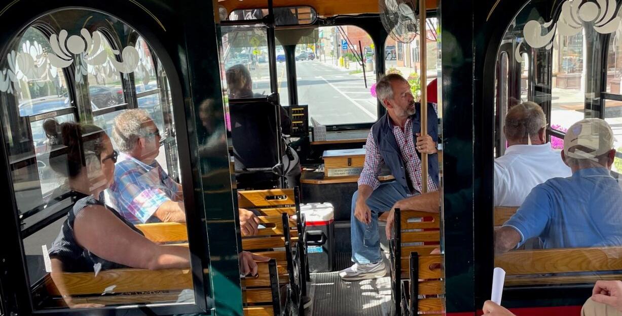 Committee takes a trolley tour to explore downtown Lima
