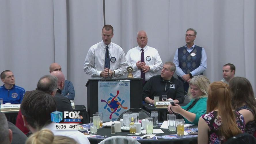 Your Hometown Stations and two others make donations towards Rotary amphitheater project