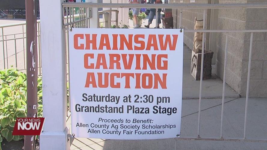 Funding 4-H scholarships with the Bear Hollow Wood Carvings at the fair