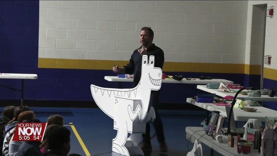 St. Marys students use their creativity and problem-solving skills to create 3D paper characters