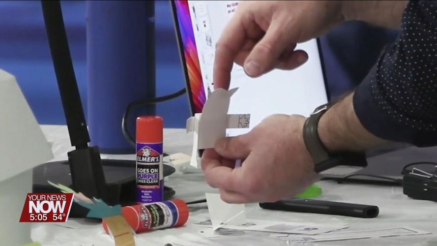 St. Marys students use their creativity and problem-solving skills to create 3D paper characters