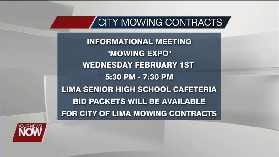 Mowing expo planned for those interested in mowing contracts with the City of Lima