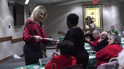 Lima Memorial Hospital Auxiliary honors volunteers, presents major donation
