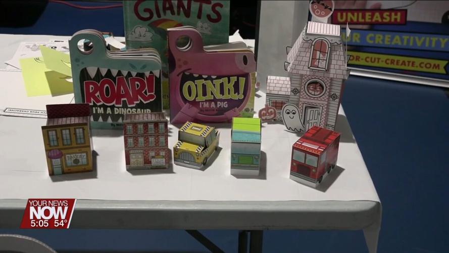 St. Marys students use their creativity and problem-solving skills to create 3D paper characters