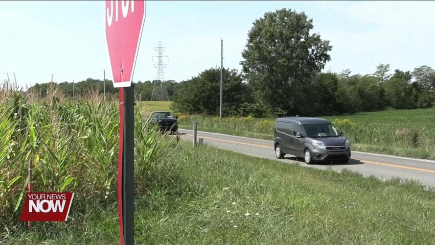 Engineer's office addressing cornfields causing visibility issues for drivers at intersections