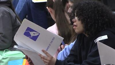 Middle school writers compete in Power of the Pen regional at Ohio State Lima