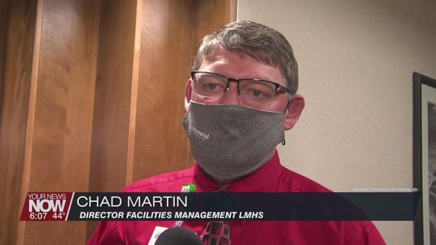 Chad Martin receives Eagle Award for his role in facilities management at Lima Memorial Health System