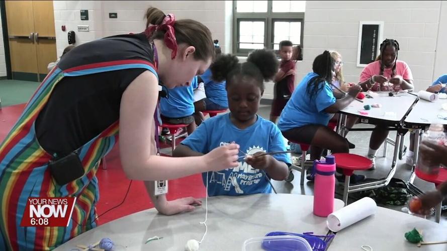 Kids in the playground program get show their artistic side thanks to ArtSpace/Lima