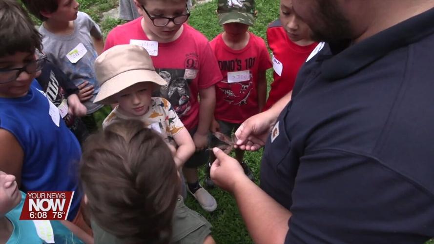 Kids get a chance to check out some bugs at JAMPD day camp