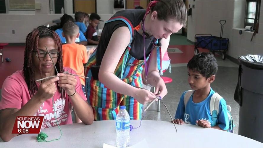Kids in the playground program get show their artistic side thanks to ArtSpace/Lima