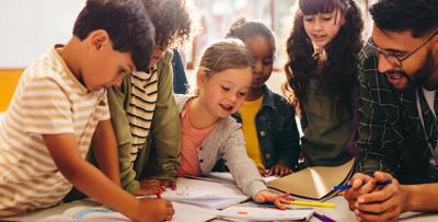 Kids doing Art Generic
